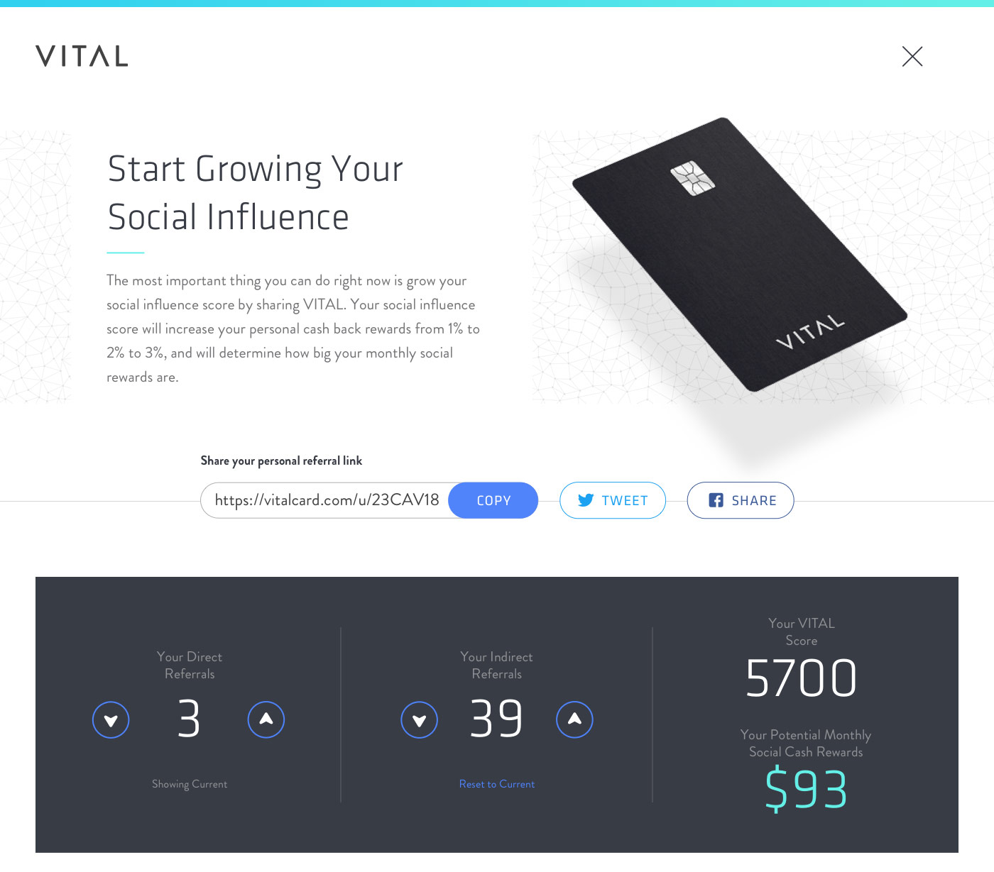 A prototype used on Vital Card