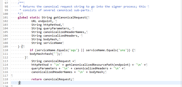 Salesforce to Amazon Integration Using Signature Version 4