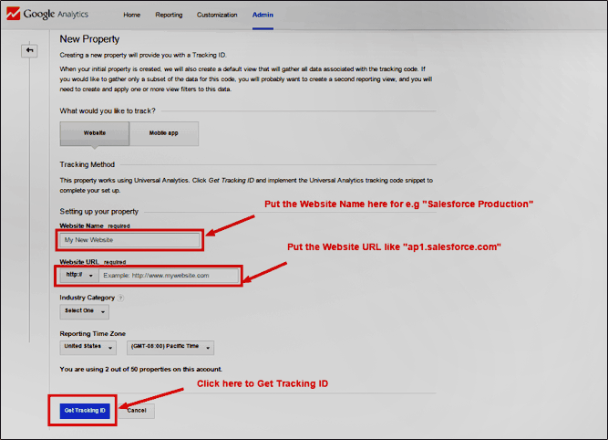 Analyzing Salesforce data with Google Analytics