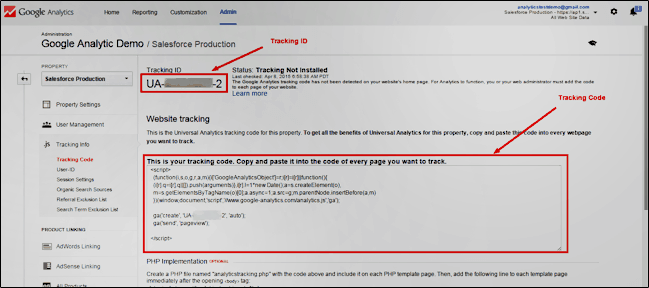 Analyzing Salesforce data with Google Analytics