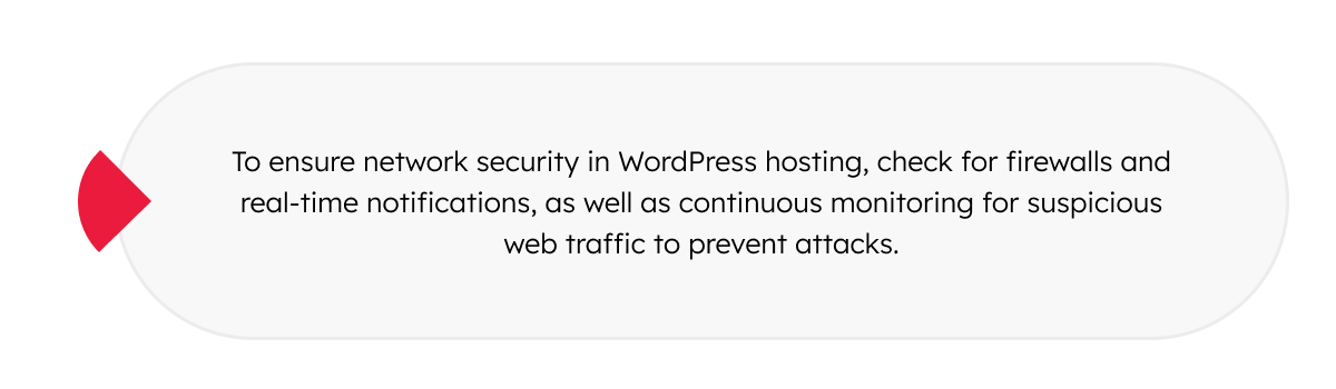 Hardened network security for WordPress
