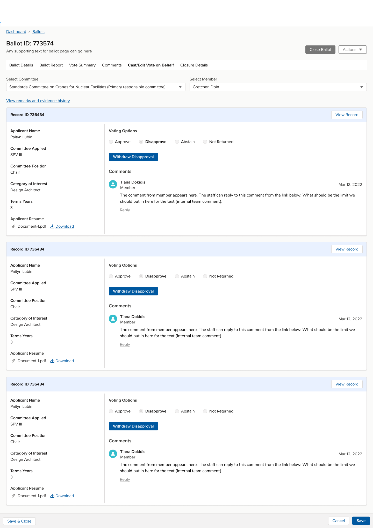  Infographic showing the working mechanism of Balloted