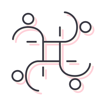 Highly collaborative decorative illustration